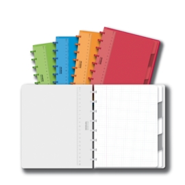 ADOC Colorlines A5 Notebook + Pockets + Dividers Squared