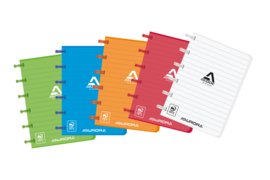 Pack of 10 x ADOC Colorlines A6 Notebook Feint