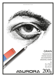 Tekenblok Grain 297x420 mm BL13 Pak van 5 bloks