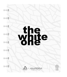 Pack of 10 x ADOC The White One Notebook A4 Plain paper