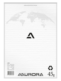 Pak van 5 x ECO Kladblok blanco gerecycled papier 206U