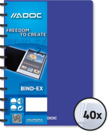 ADOC Colorlines A4 Display Book 40 pockets