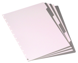 ADOC Dividers B&W 6 tabs, XL