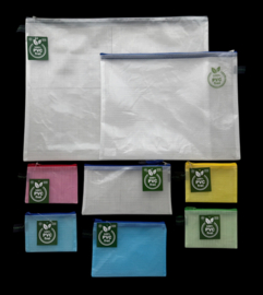 Actie Set van 8 x PVC-vrij Etui met rits