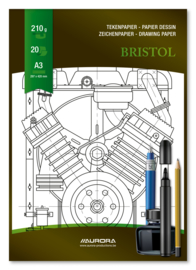 Pak van 5 x Tekenblok Bristol A3 BL15