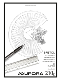 Pak van 10 x Tekenblok Bristol A4 BL14