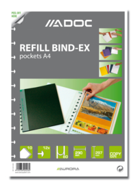 ADOC Bind-Ex Navulling/Refill Insteekhoezen A4