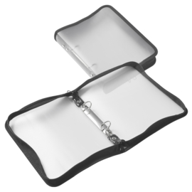 Set van 5 x Portfoliomap A5 met rits en mechaniek