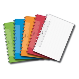 ADOC Colorlines A4 Notebook Feint