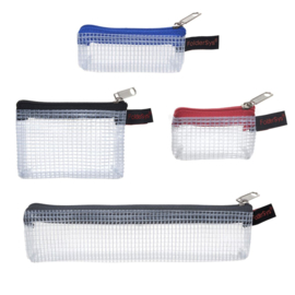 Set van 4 x Mini Etui met rits en draaglus