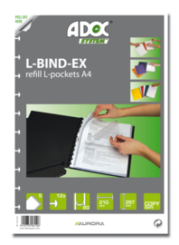 ADOC Bind-Ex Navulling/Refill Insteekhoezen L-model A4