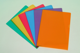 L-Shape Folders A4 assorted colours D31A10 / 100 pcs.