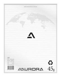 Pak van 5 x ECO Kladblok blanco gerecycled papier 204U