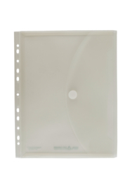 FolderGreen 10 x Enveloptas A4 met soufflé, hechtstrook & klittenbandsluiting - 100% gerecycled PP