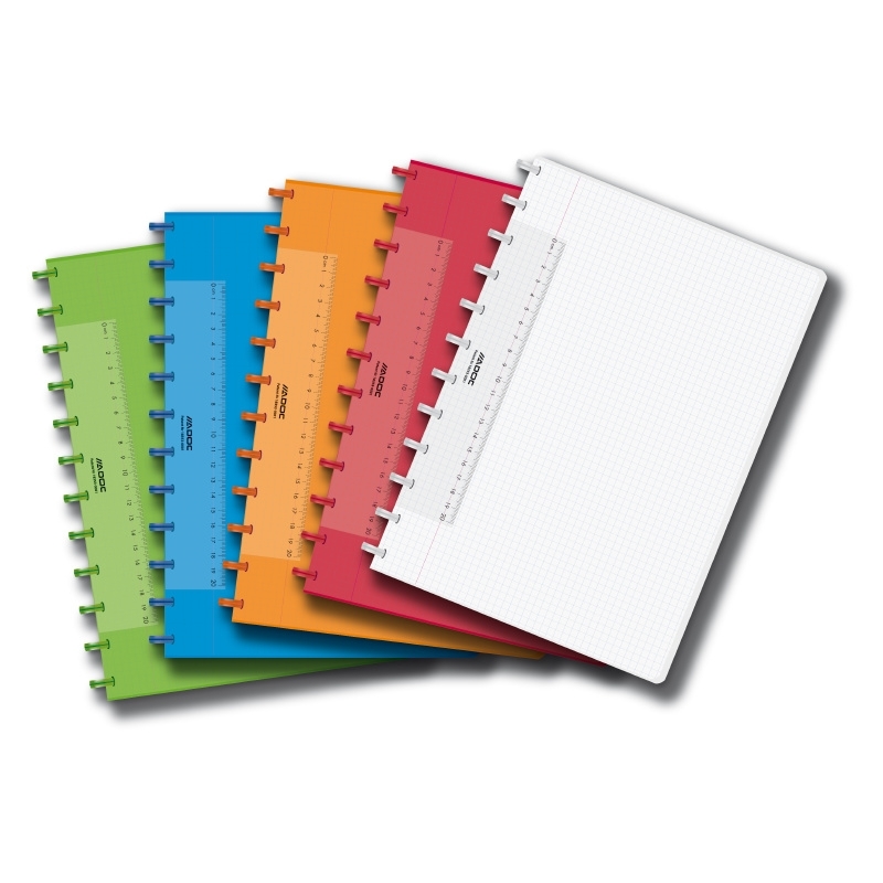 ADOC Colorlines A4 Notebook Squared