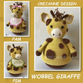 Crejanne Design Haakpakket Pim/Pam de wobbel giraffe