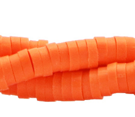 Katsuki beads 6 mm. warm orange