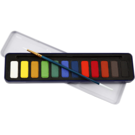 Aquarelset diverse kleuren