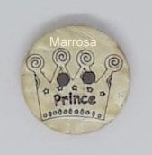 Knoop rond "prince" 18 mm.