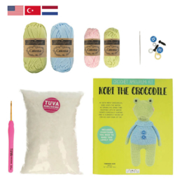 Tuva Amigurumi haakpakket Cobi the Crocodile