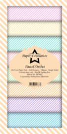 Pastel strips 3 x 8 designs