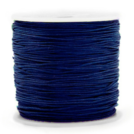 Macramé draad 0,8 mm. sodalite dark blue