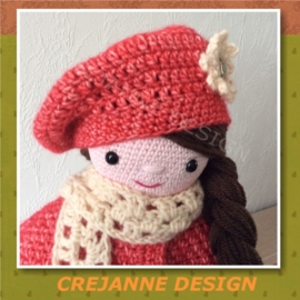 Kledingset Christine (kerst) papieren patroon