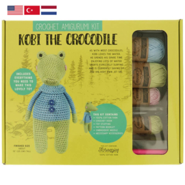 Tuva Amigurumi haakpakket Cobi the Crocodile