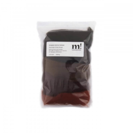 Europese Merino Lontwol mix set bruin