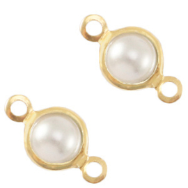 Parel - gold white 2 st.