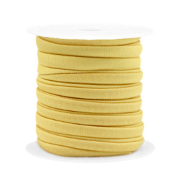 Stitched elastisch lint 4 mm. 25 cm. Golden yellow