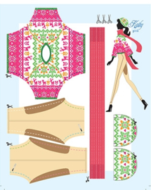 Kledingset Kathy pink
