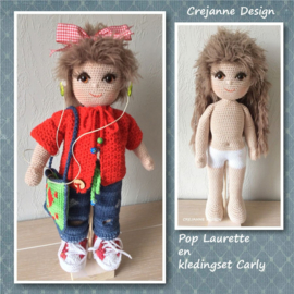 Basispop Laurette papieren patroon