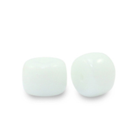 Rondellen white 6 mm. 40 stuks