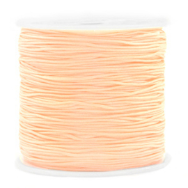 Macramé draad 0,8 mm. apricot orange