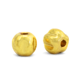 Gold 4 mm.  10 stuks