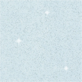 Glittervilt lichtblauw