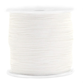 Macramé draad 0,8 mm. white