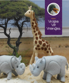 Wolvilt bruin, giraffes