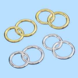 Symbool "ringen" zilver 1 stuks