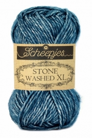 Stone Washed Blue Apatite 845
