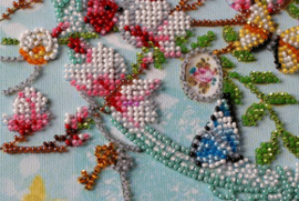 Keys to the Spring borduren met kraaltjes