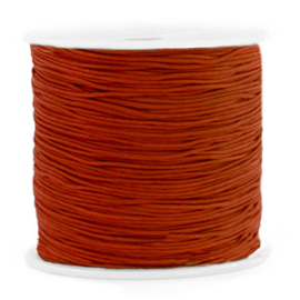 Macramé draad 0,8 mm. rosewood brown