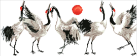 Diamond painting Brolga Dance