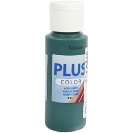 Plus color Verf 60 ml. donker groen