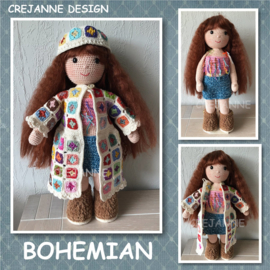 Kledingset  voor Bohemian papieren patroon