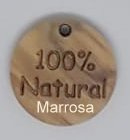 Label rond tekst "100% Natural"