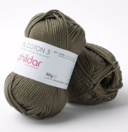 Phildar coton 3 Lichen