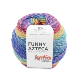 Katia Funny Azteca 204 - Turquoise-Fuchsia