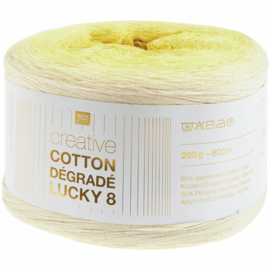 Rico Design Creative Cotton Dégradé Lucky 8 026 Citroen